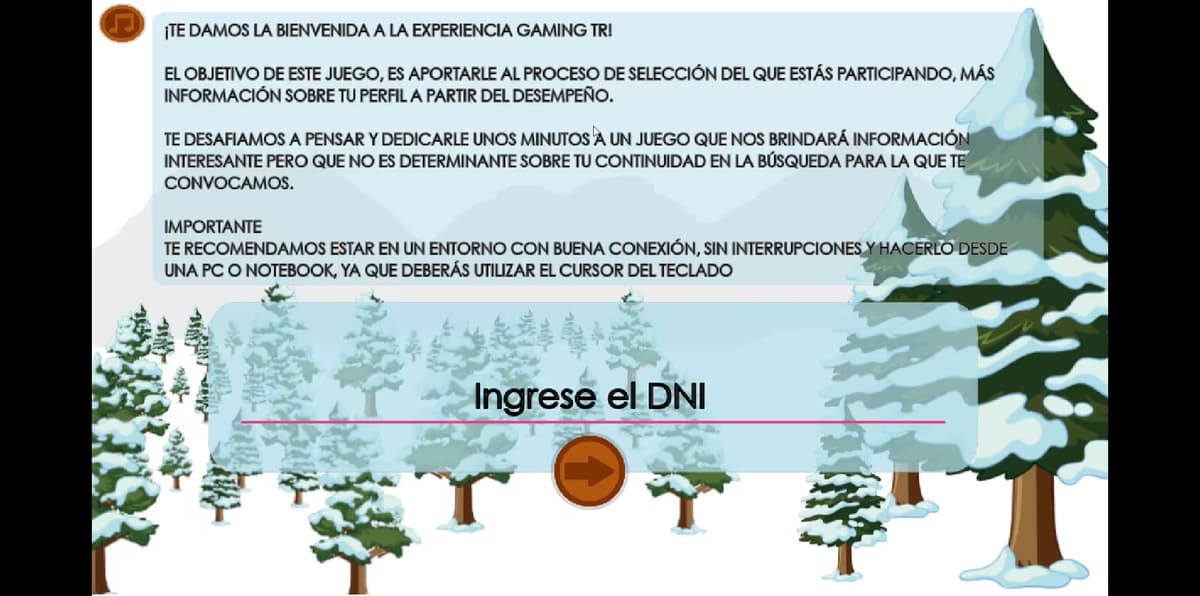 Cuestionario psicológico — presentación e instrucciones